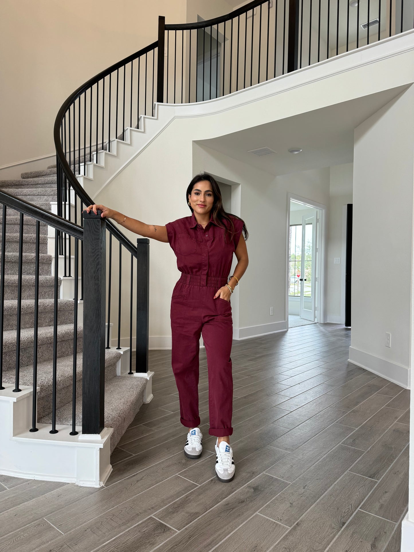 NY Cinched Waist Jumpsuit