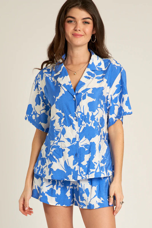 Floral Hawaii Top