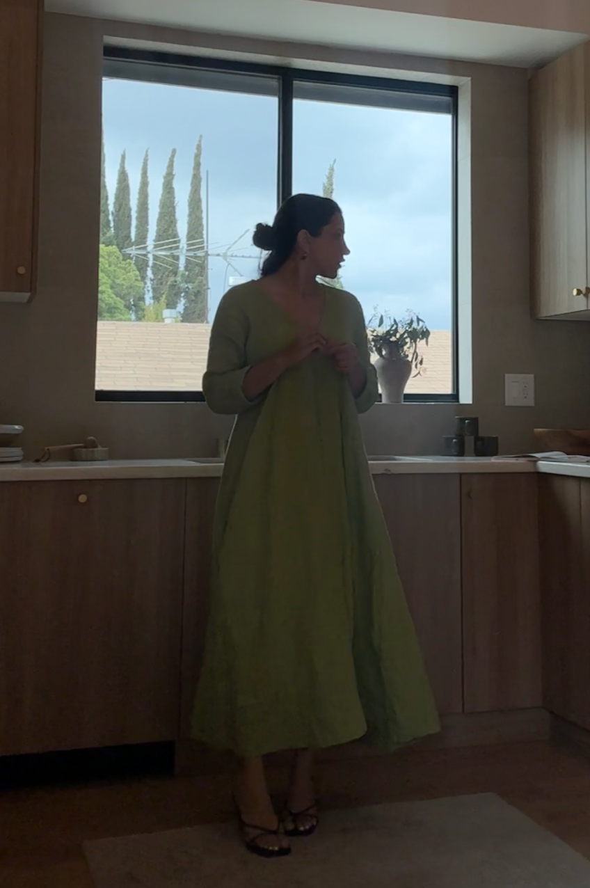 Linen Maxi Dress