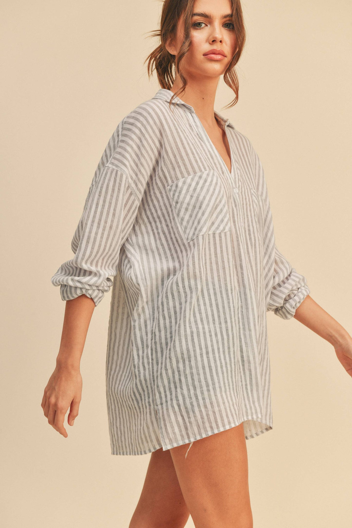 Striped Button Down