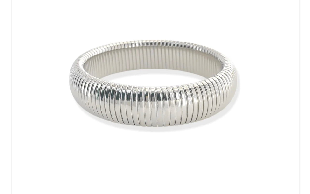 Semi-Stretch Ribbed Bracelet