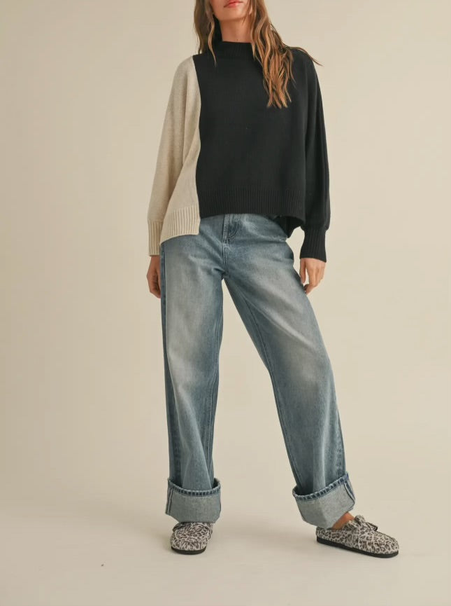 Color Block Sweater