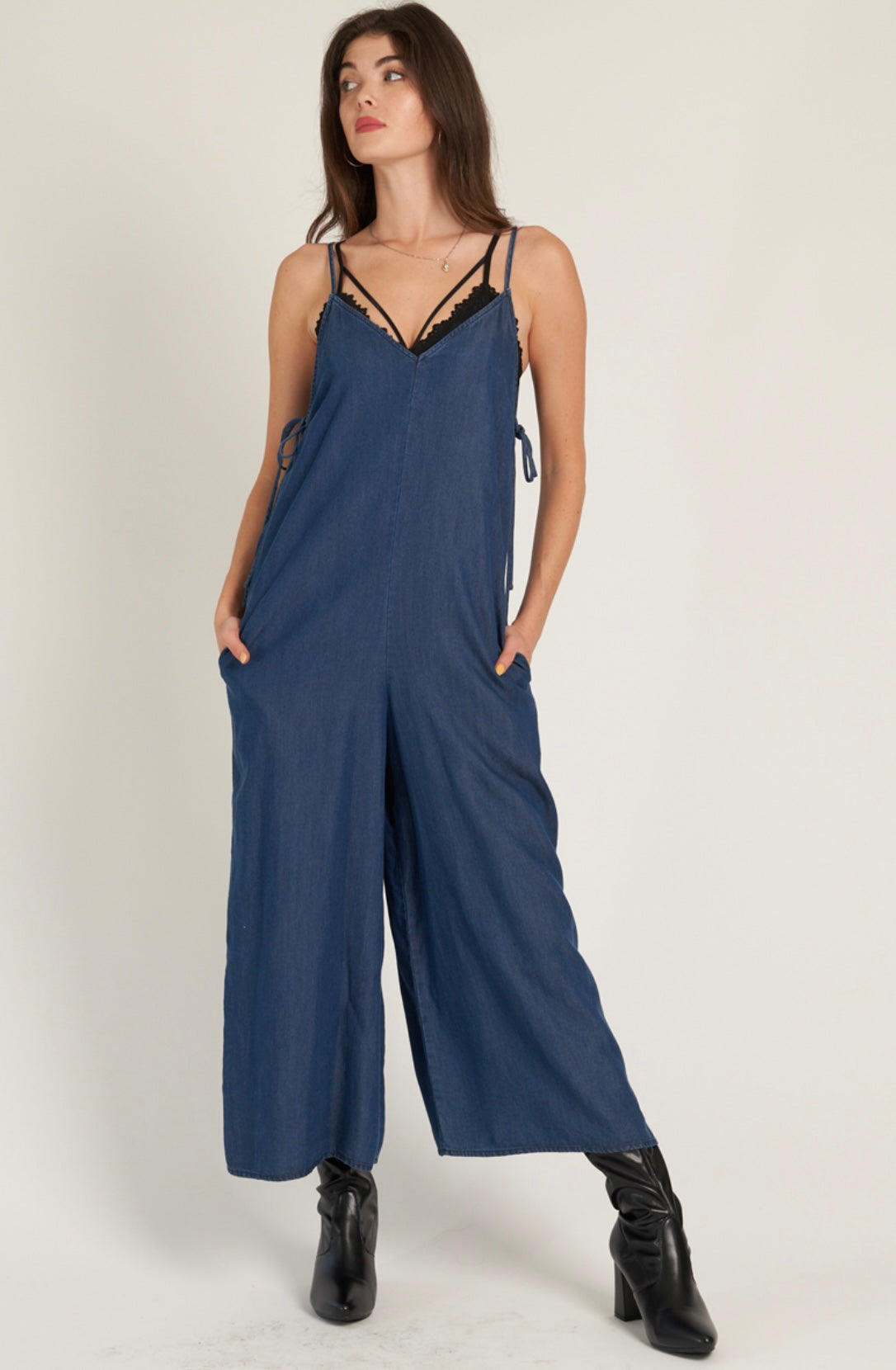 Dark Denim Jumpsuit