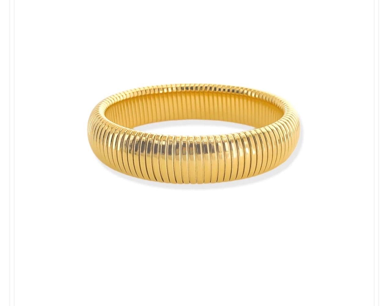 Semi-Stretch Ribbed Bracelet