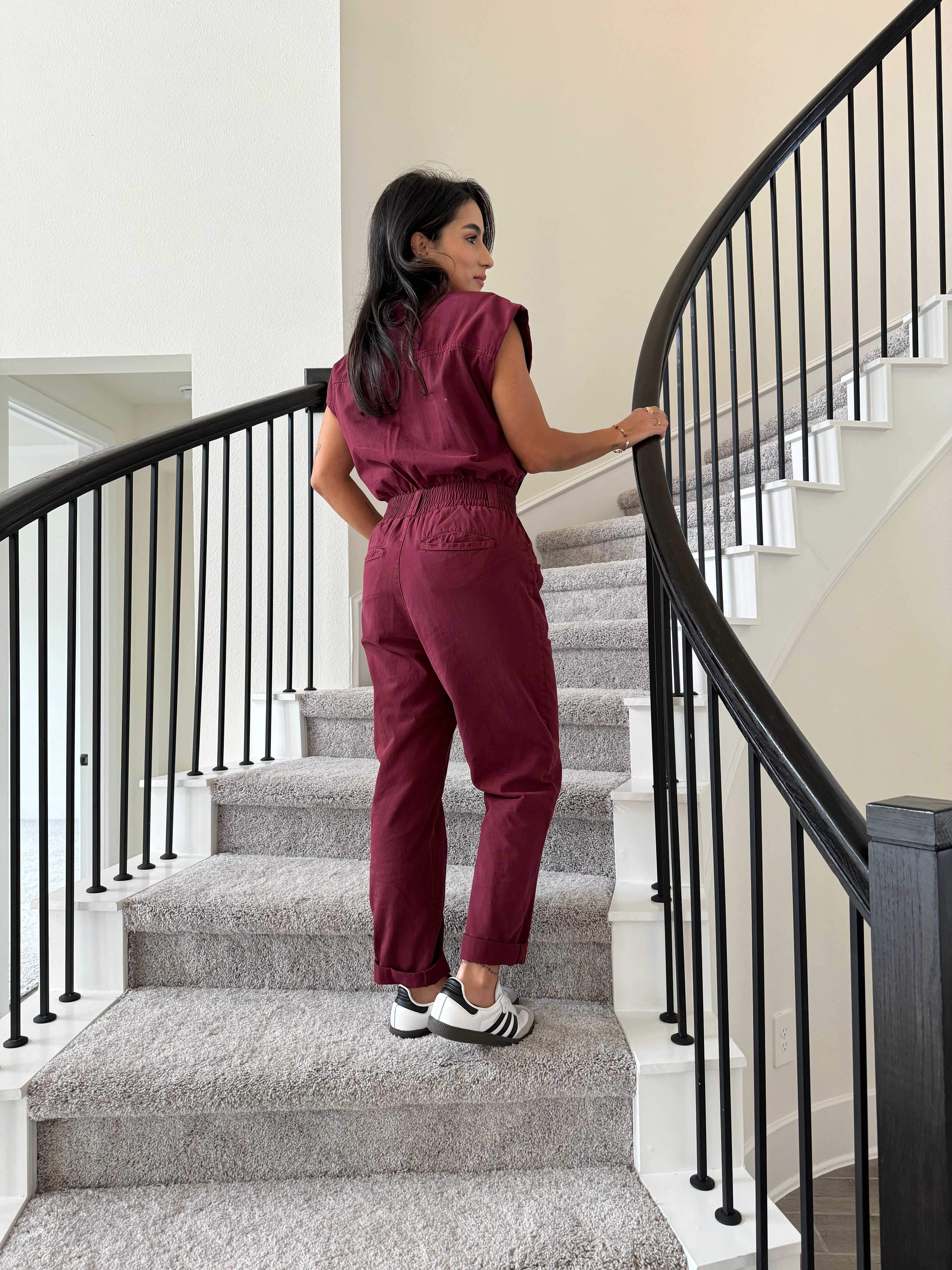 NY Cinched Waist Jumpsuit