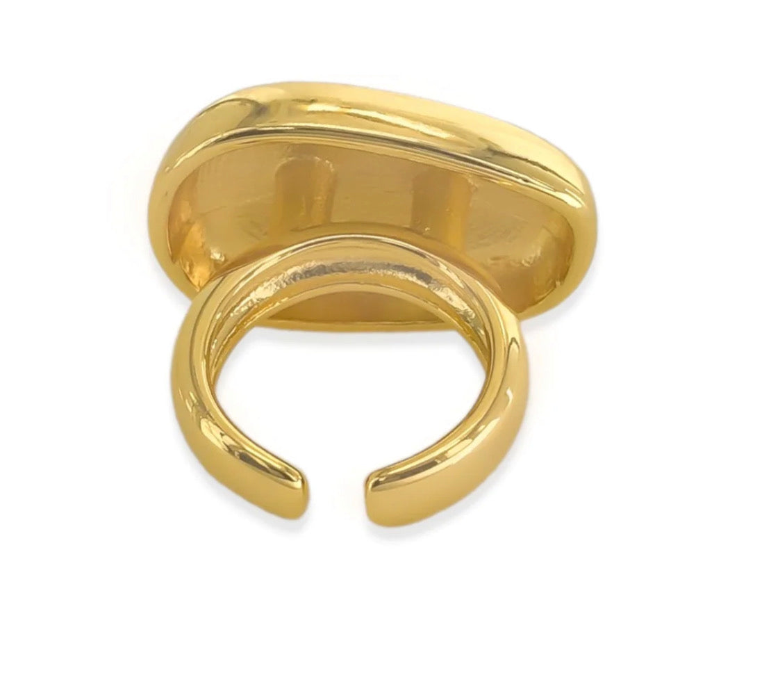 Oval Statement Ring