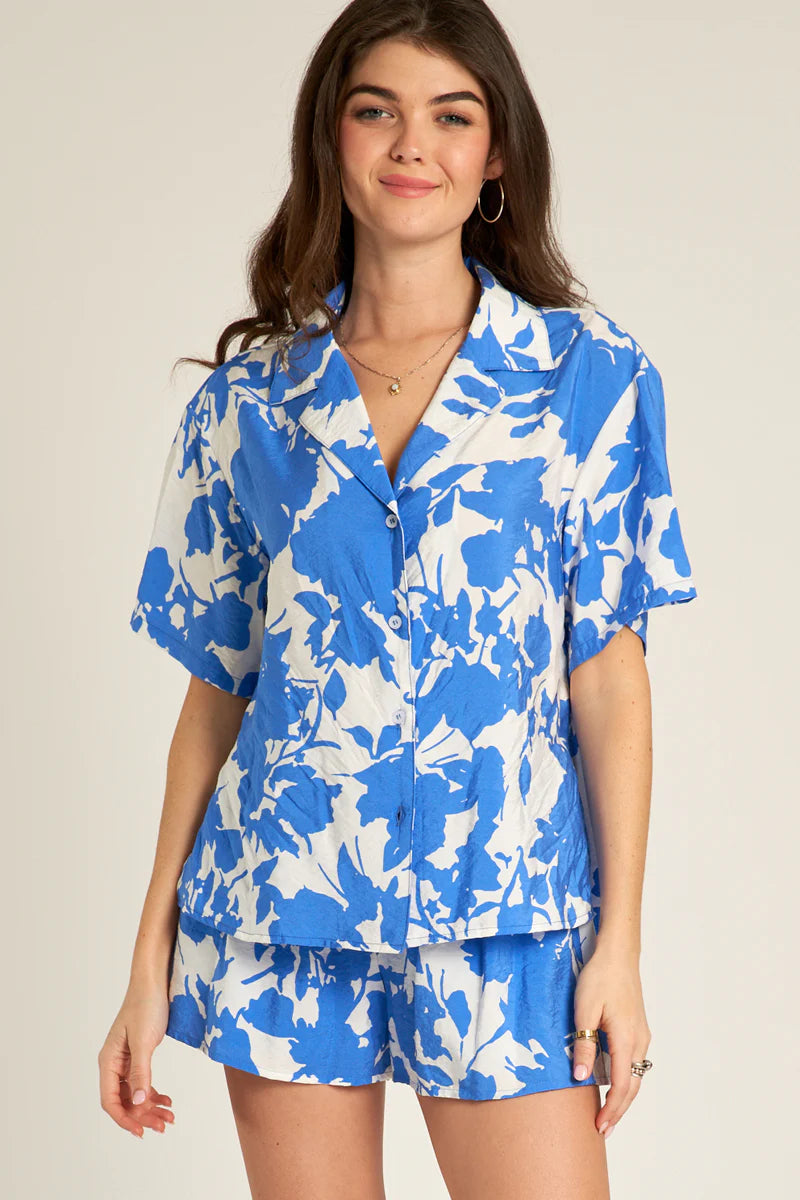 Floral Hawaii Top