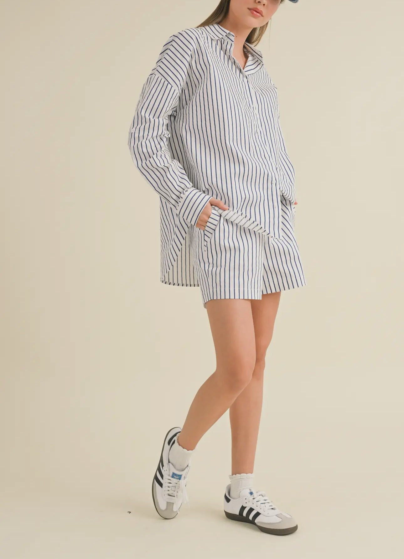 Striped Oversize Set