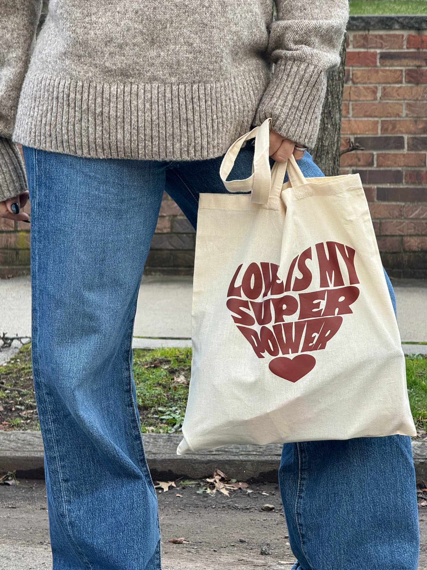 Love is my Superpower Tote bag