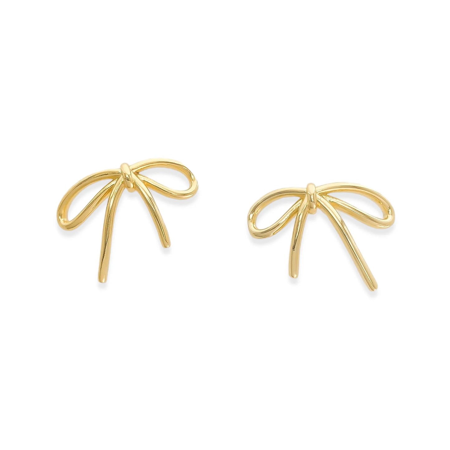 Ribbon Stud Earrings