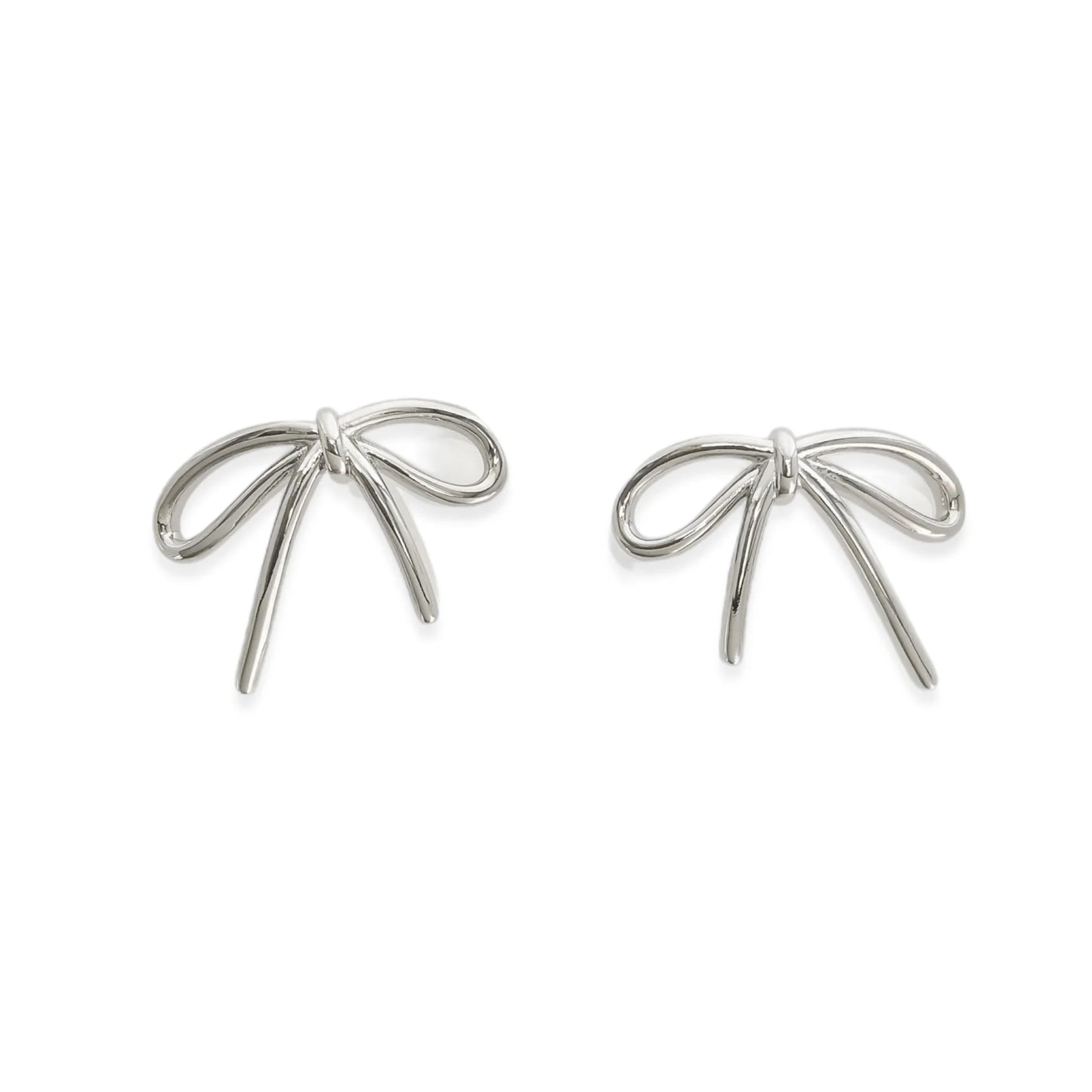 Ribbon Stud Earrings