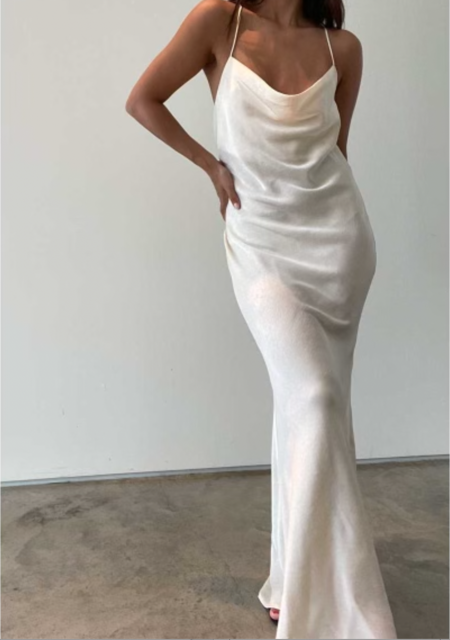 Siren Silk Maxi Dress