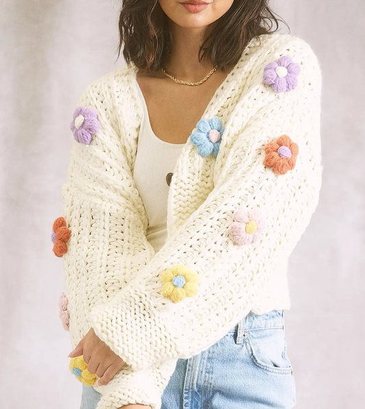 I Can Buy My Self Flowers Cardigan