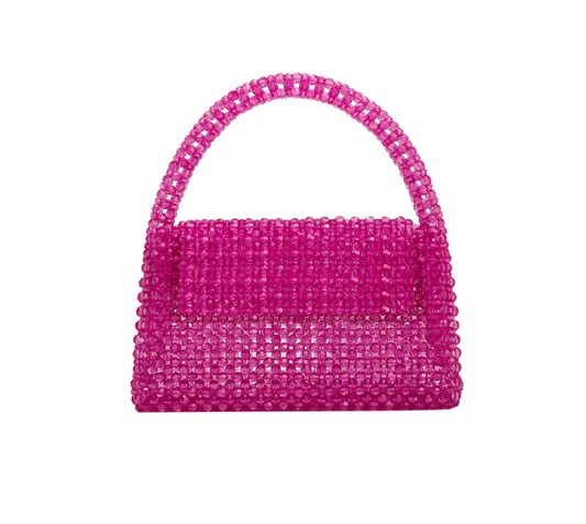 Sherry Beaded Bag - Fuschia