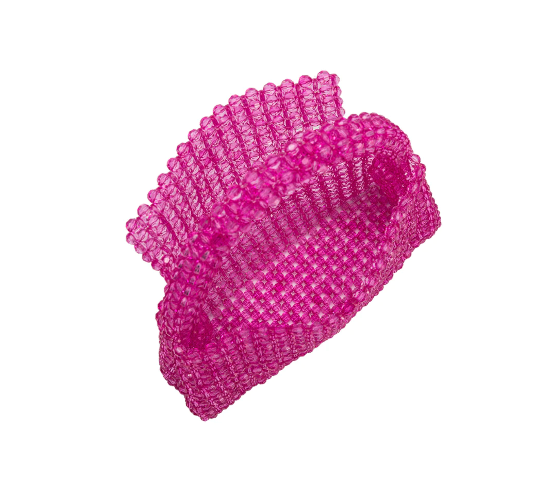 Sherry Beaded Bag - Fuschia