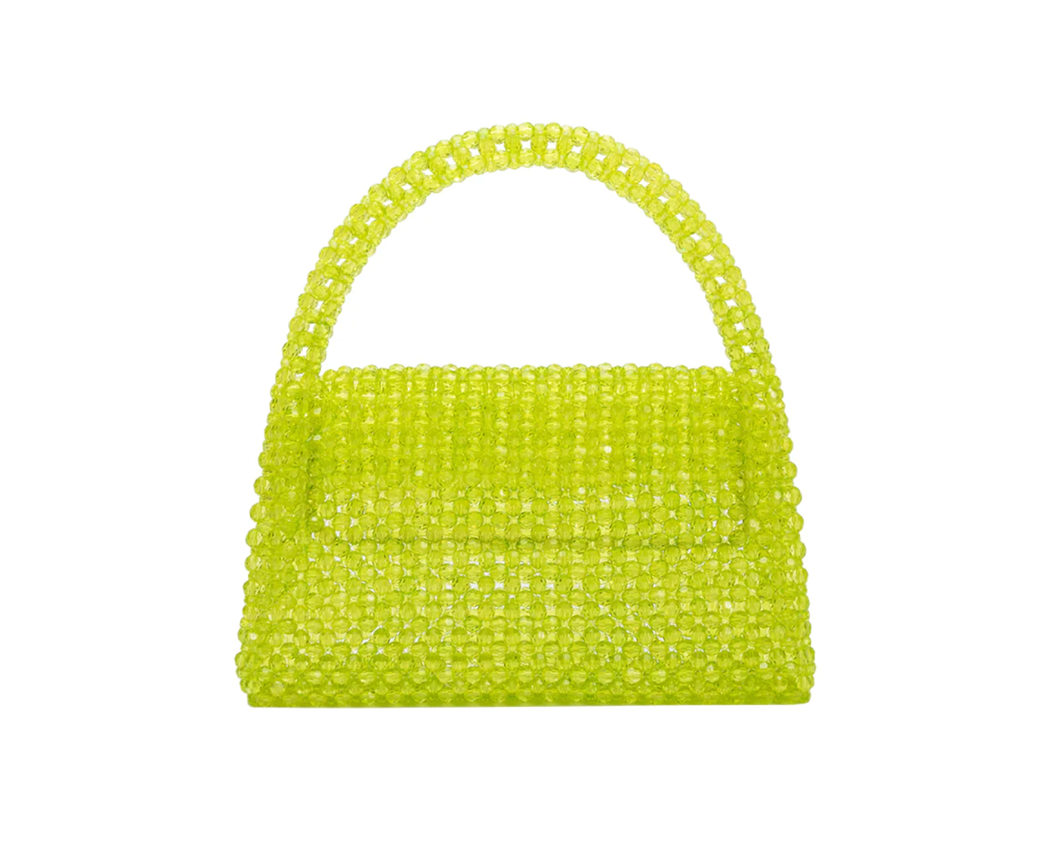 Sherry Beaded Bag - Lime