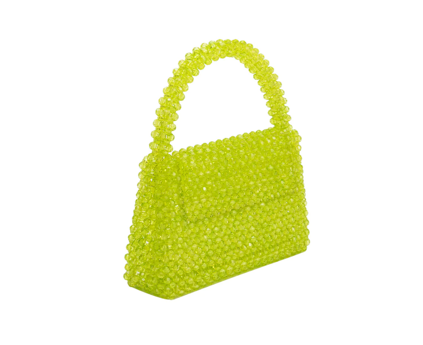 Sherry Beaded Bag - Lime