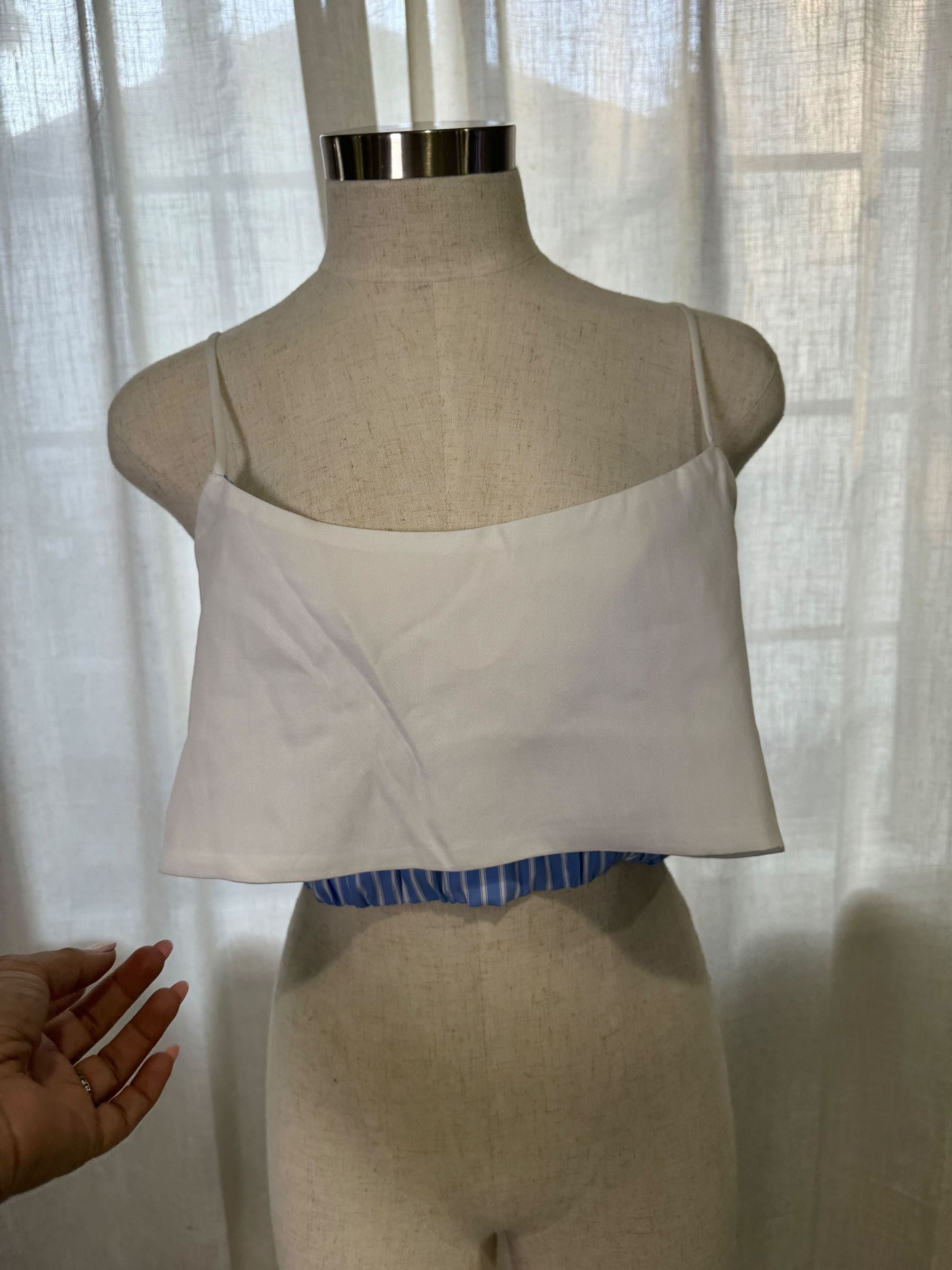 Cropped Spaghetti Strap