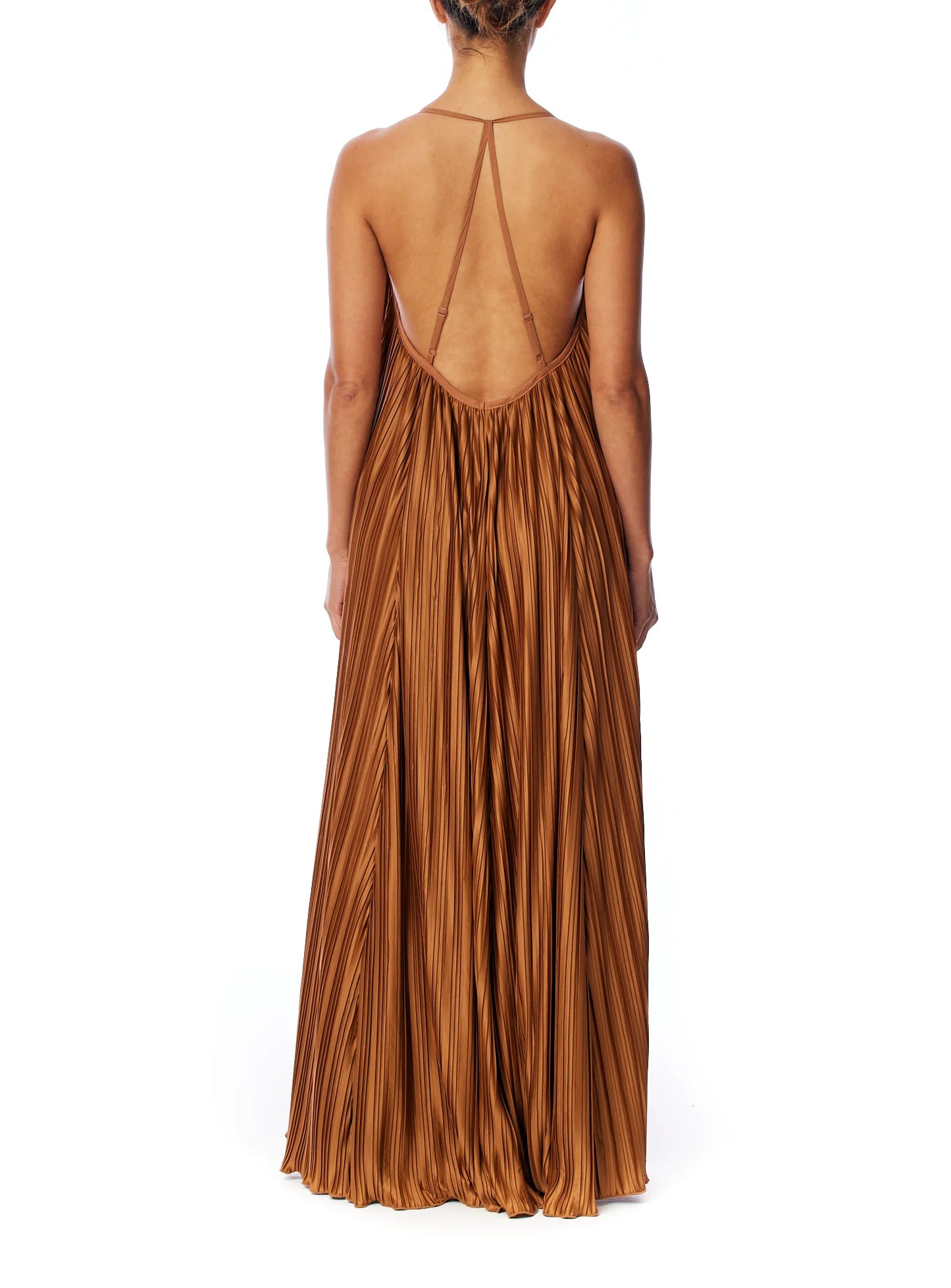 Pleated Maxi Dress