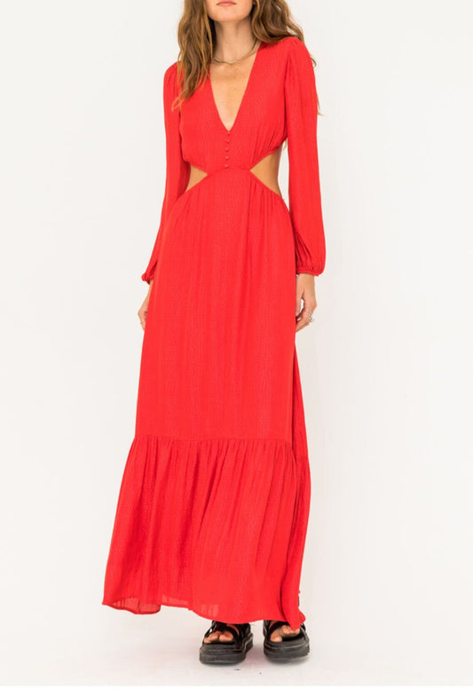 Red Maxi Dress