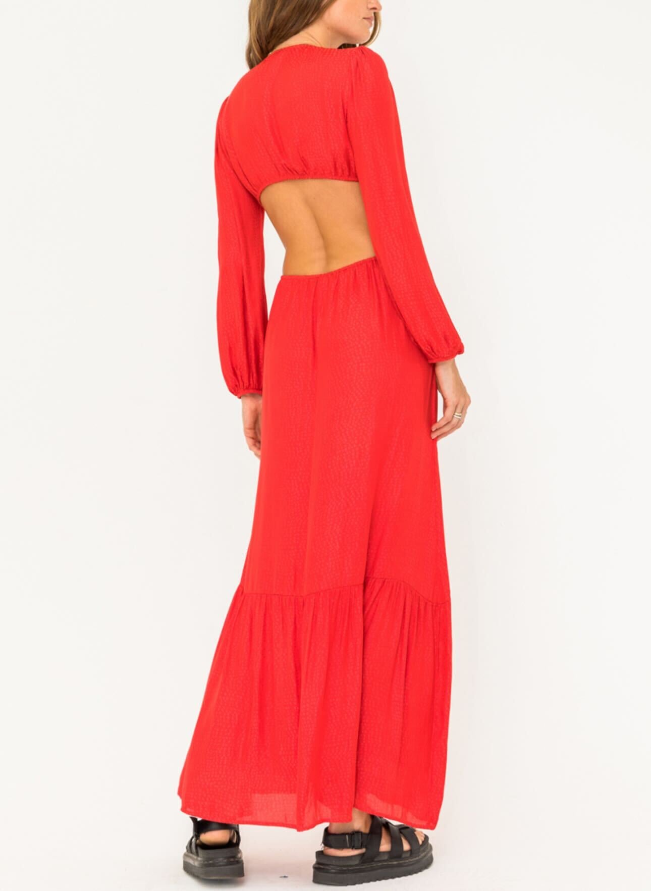 Red Maxi Dress