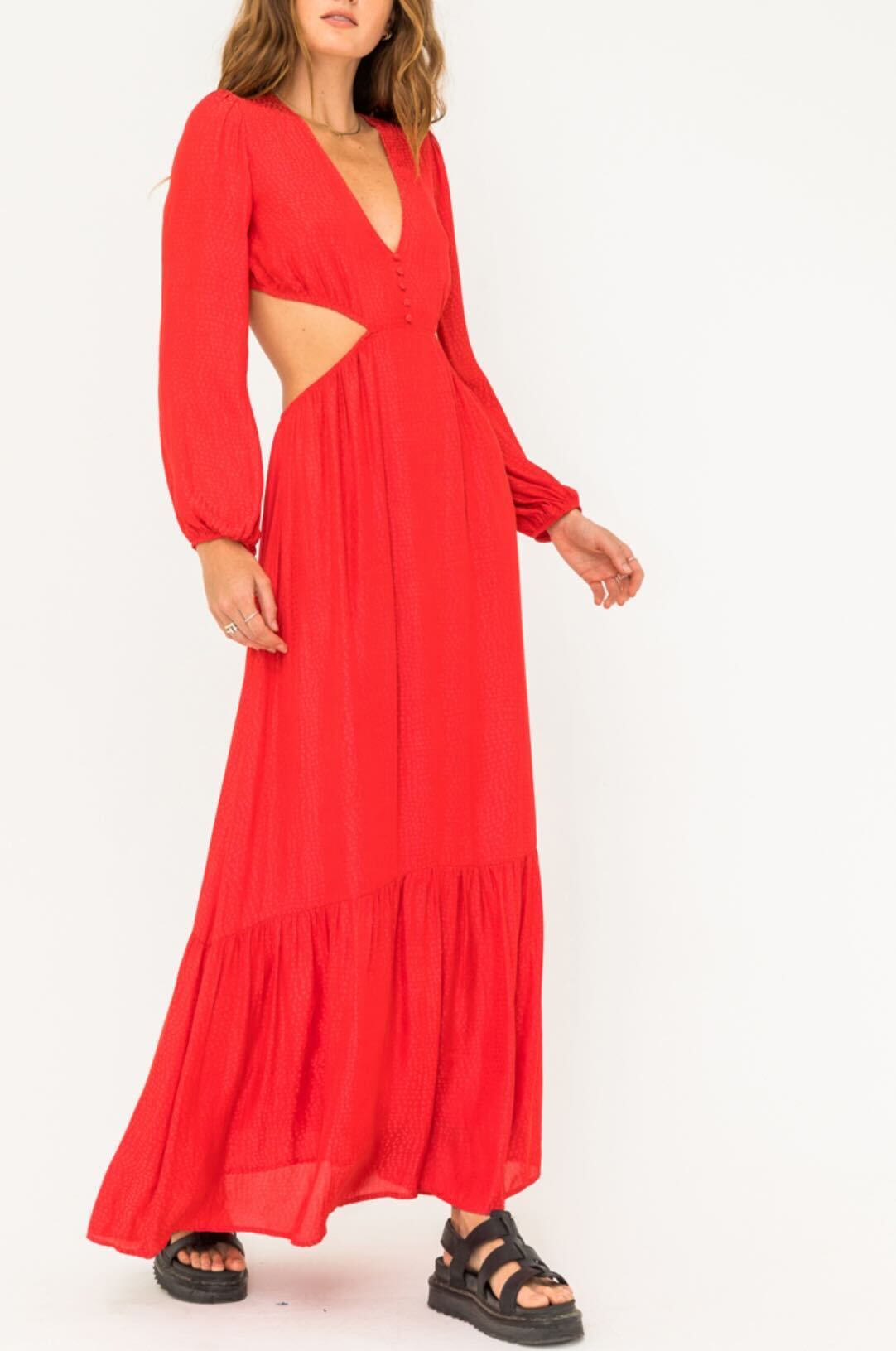 Red Maxi Dress